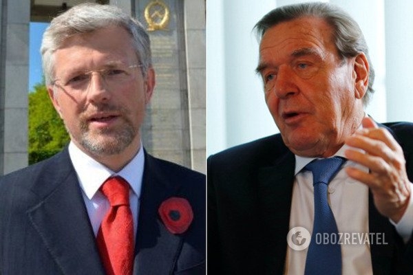 Украинский посол поставил на место экс-канцлера Германии Шредера за "карлика"
Украинский посол поставил на место экс-канцлера Германии Шредера за "карлика"