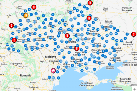 Опубликовали онлайн-карту, где найти ближайшие магазины, аптеки, АЗС, укрытие Опубликовали онлайн-карту, где найти ближайшие магазины, аптеки, АЗС, укрытие