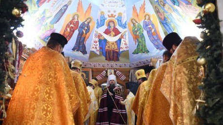 Митрополит Епифаний совершил освящение Спасо-Преображенского храма Межигорского мужского монастыря Митрополит Епифаний совершил освящение Спасо-Преображенского храма Межигорского мужского монастыря