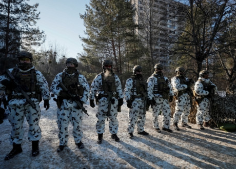 Подразделения МВД провели тактические учения в городе Припять