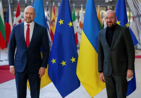 Украина имеет мощную поддержку ЕС, - Шмыгаль Украина имеет мощную поддержку ЕС, - Шмыгаль