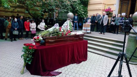 В Киеве попрощались с литературоведом, писателем и общественным деятелем Михаилом Слабошпицким В Киеве попрощались с литературоведом, писателем и общественным деятелем Михаилом Слабошпицким