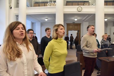 Во Львове создали хор из городских депутатов Во Львове создали хор из городских депутатов