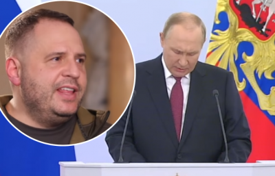 "Нужно пить таблетки": у Зеленского отреагировали на ахинею Путина
"Нужно пить таблетки": у Зеленского отреагировали на ахинею Путина