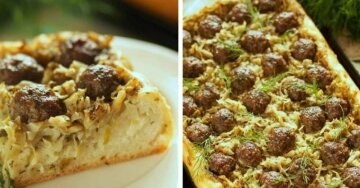 Фрикадельки не только в суп: рецепт пирога с капустой и мясными шариками - не останетс и крошечки Фрикадельки не только в суп: рецепт пирога с капустой и мясными шариками - не останетс и крошечки
