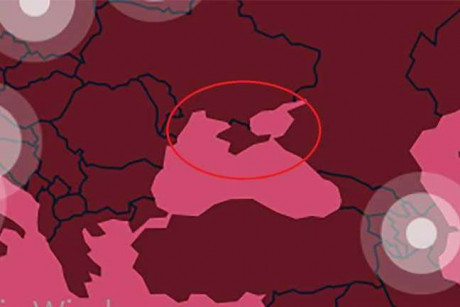 На официальном сайте Олимпиады в Токио на карте мира Крым отделен от Украины На официальном сайте Олимпиады в Токио на карте мира Крым отделен от Украины
