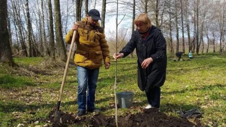 В Винницкой области у истоков реки Рось заложили парк Казацкой славы имени Максима Кривоноса В Винницкой области у истоков реки Рось заложили парк Казацкой славы имени Максима Кривоноса