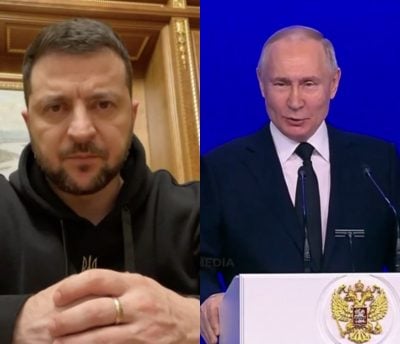 Путин – маргинал, а Макрон зря тратит время: Зеленский заявил, что с Россией говорить не о чем
Путин – маргинал, а Макрон зря тратит время: Зеленский заявил, что с Россией говорить не о чем
