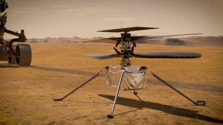 Мини-вертолет Ingenuity удачно сел на поверхность Марса Мини-вертолет Ingenuity удачно сел на поверхность Марса