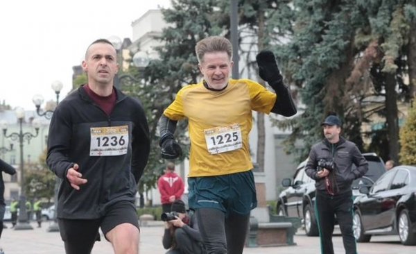 Сегодня состоялся забег ко Дню защитников и защитниц Украины Сегодня состоялся забег ко Дню защитников и защитниц Украины