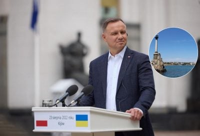 Собрался в Крым и открыл с Зеленским Аллею смелости: Дуда в Киеве заявил о мощной поддержке Украины
Собрался в Крым и открыл с Зеленским Аллею смелости: Дуда в Киеве заявил о мощной поддержке Украины