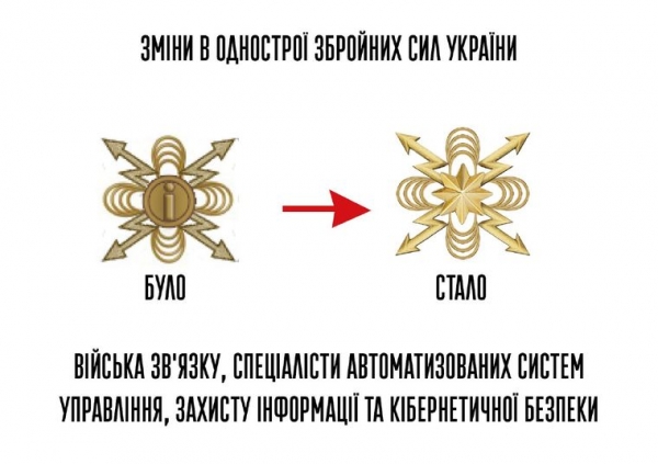 В ВСУ появились новые знаки и эмблемы В ВСУ появились новые знаки и эмблемы