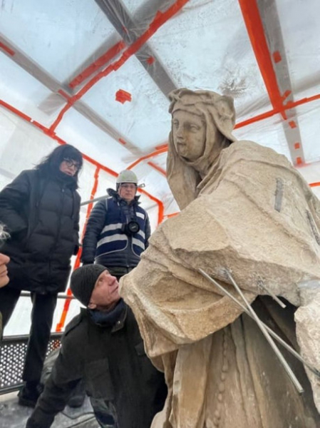 Во Львове реставрировали две скульптуры, датированные 1777 годом