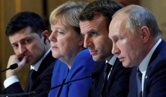 Зеленский объяснил, почему откладывается его встреча с Путиным, Меркель и Макроном
Зеленский объяснил, почему откладывается его встреча с Путиным, Меркель и Макроном