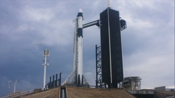 Ракета стартовала! Crew Dragon Маска со второй попытки отправился на МКС
