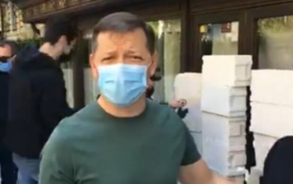 Ляшко замуровал ресторан Тищенко из "Слуги народа", видео