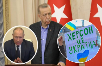 Эрдоган похвалил Путина за решение отступить от Херсона и захотел стать посредником в переговорах
Эрдоган похвалил Путина за решение отступить от Херсона и захотел стать посредником в переговорах