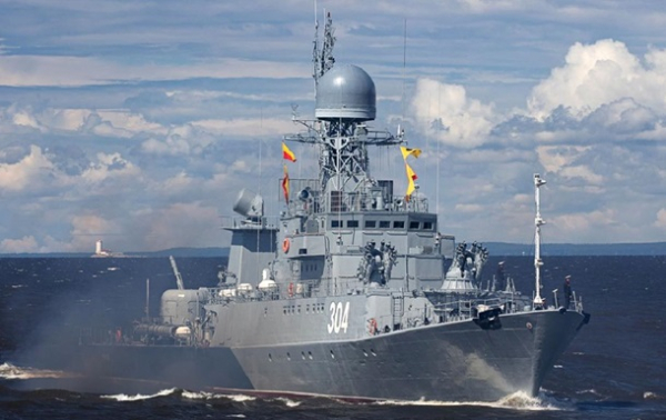 Флот РФ отрепетировал войну в Балтийском море Флот РФ отрепетировал войну в Балтийском море