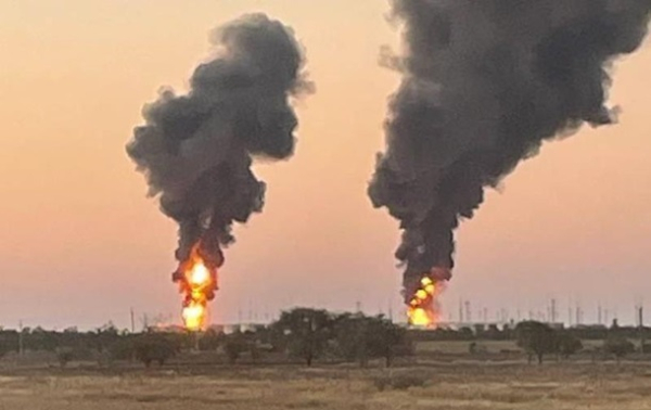 Горела две недели: появились фото нефтебазы в России Горела две недели: появились фото нефтебазы в России