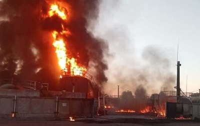 На юге России горел элеватор На юге России горел элеватор