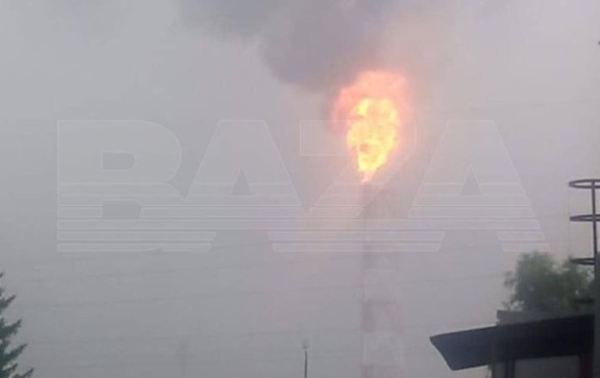 На Омском НПЗ раздался мощный взрыв На Омском НПЗ раздался мощный взрыв