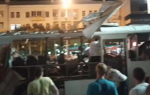 Названа причина взрыва автобуса в Воронеже Названа причина взрыва автобуса в Воронеже