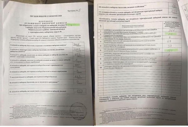 "Оппозиционная платформа – За жизнь" подала иск в суд по факту массовых фальсификаций выборов в Мариуполе в пользу "Слуги народа"
"Оппозиционная платформа – За жизнь" подала иск в суд по факту массовых фальсификаций выборов в Мариуполе в пользу "Слуги народа"