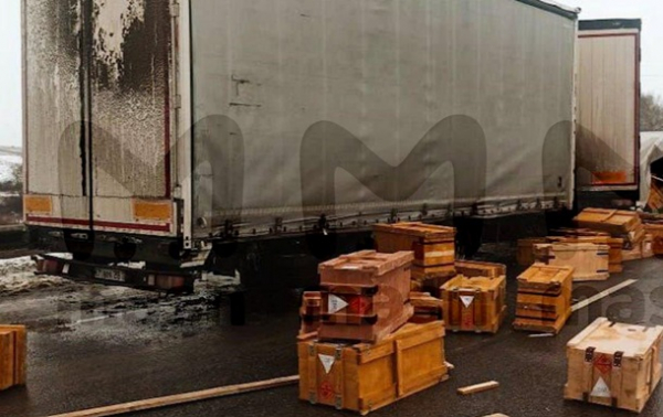Под российской Пензой фура со взрывчаткой попала в ДТП Под российской Пензой фура со взрывчаткой попала в ДТП