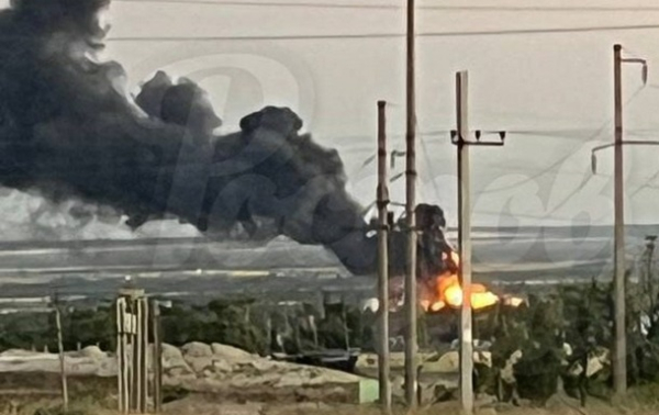 Появились подробности пожара на нефтебазе в РФ Появились подробности пожара на нефтебазе в РФ