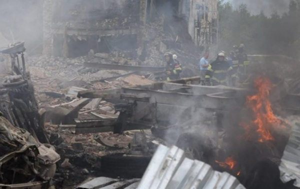Появилось видео последствий взрыва под Москвой Появилось видео последствий взрыва под Москвой