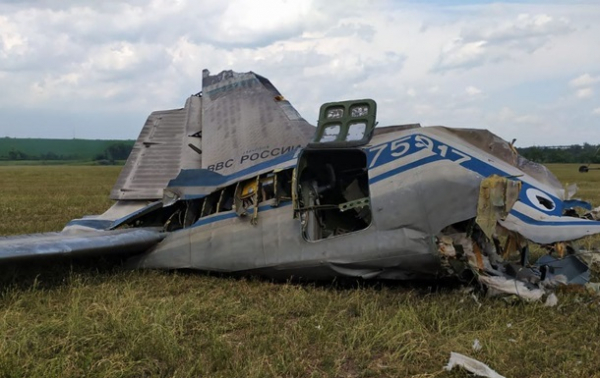 Появилось видео со сбитым "вагнеровцами" Ил-22М