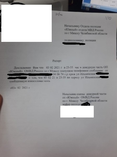 Полицейский принял заявление об изнасиловании женщины конем Полицейский принял заявление об изнасиловании женщины конем