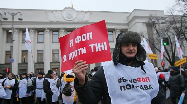 Протестующие ФОПы намерены заняться языковым вопросом только тогда, когда будут сыты