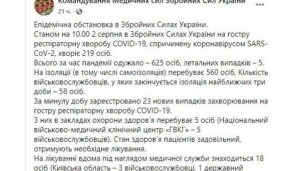 Украинские военные умирают от коронавируса Украинские военные умирают от коронавируса