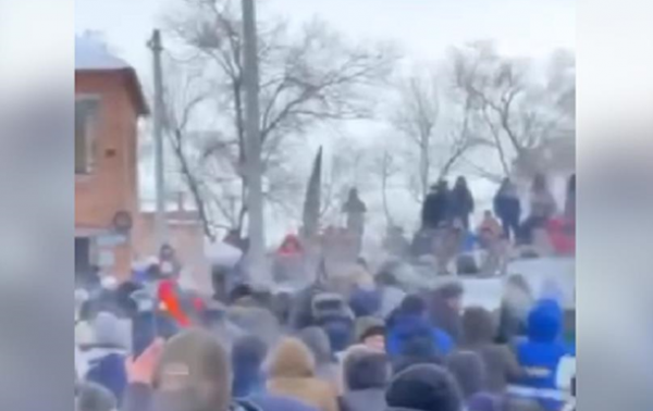 В Башкирии тысячи людей вышли на акцию протеста