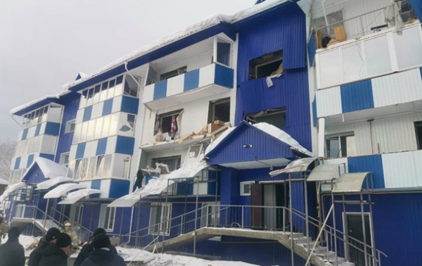В Якутии в жилом доме взорвался газ
