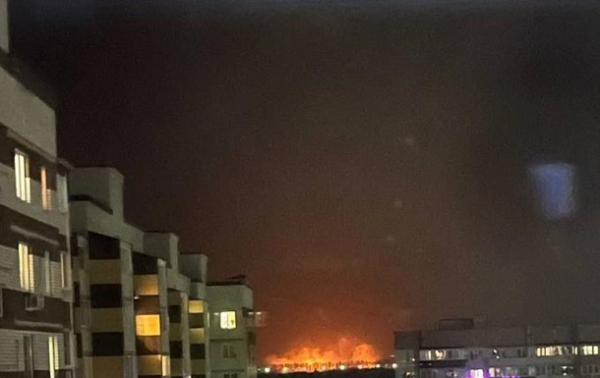 В Курске масштабный пожар В Курске масштабный пожар