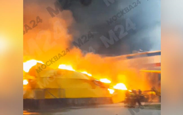 В Подмосковье произошел масштабный пожар