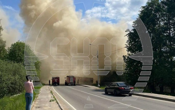 В Подмосковье загорелся спиртзавод - соцсети