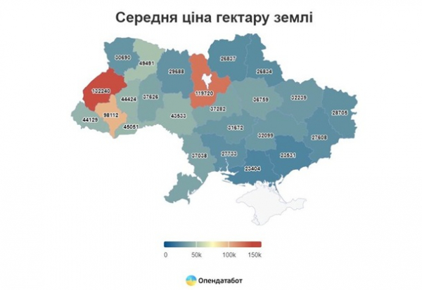 В Украине продано 365 тысяч гектаров земли В Украине продано 365 тысяч гектаров земли
