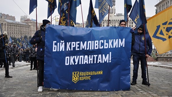 Война улицы как политтехнология. Неонацисты Украины идут во власть Война улицы как политтехнология. Неонацисты Украины идут во власть