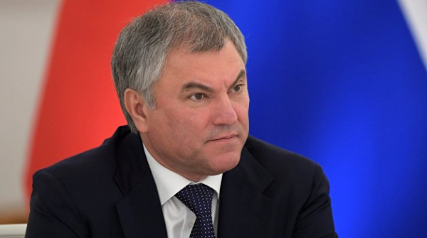 Володин прокомментировал введенные Киевом санкции против Чемезова